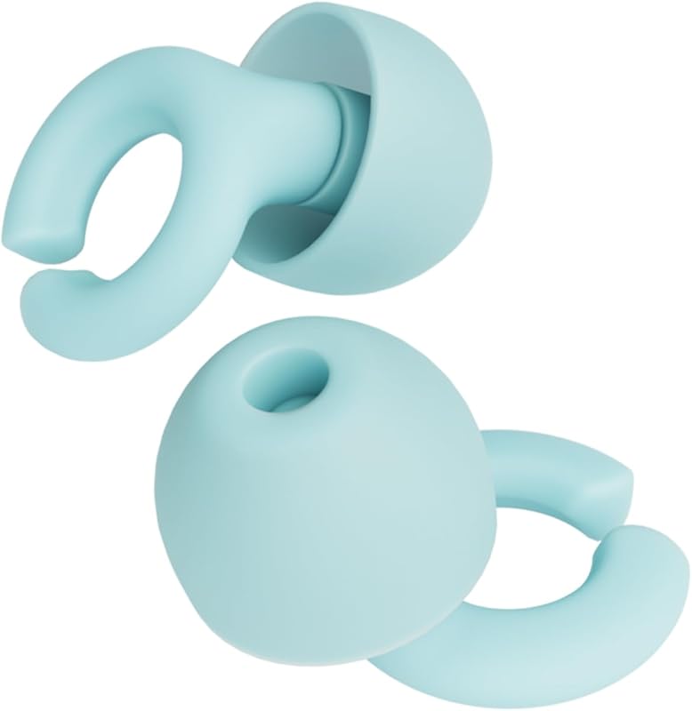 HEAR HUSH HOOPS Ultra Soft Reusable Horseshoe Suppression Reduction Teal